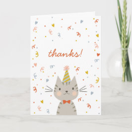 Dapper Kitty Danke-Karte