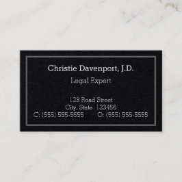 Dapper, konservative Visitenkarte