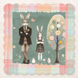 Dapper Rabbit Coasters Untersetzer