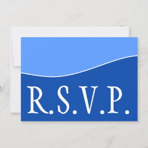 Dapper, Simple & Basic "R.S.V.P." Carte