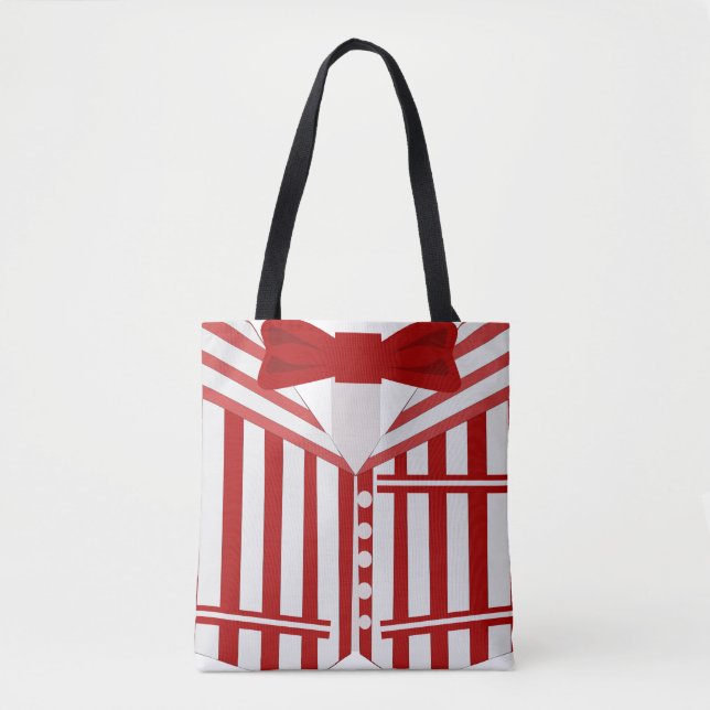 Dapper Singer Style Barbershop Quartett Design Tasche (Vorderseite)