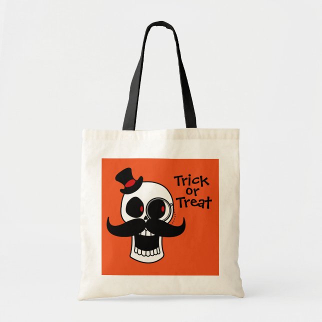 Dapper Skull Trick-oder-Leckerei Bag Tragetasche (Vorne)