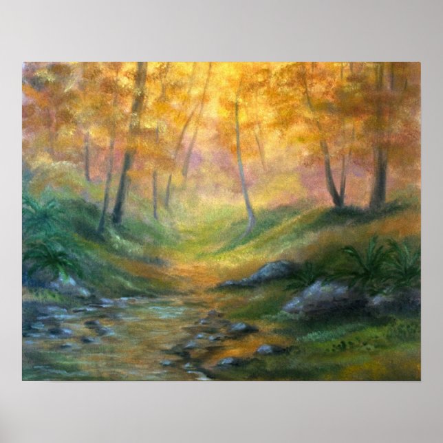 Dapple Creek Landscape Poster (Vorne)