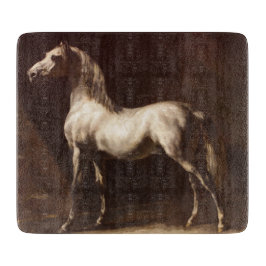 Dapple Gray Horse (von Théodore Géricault) Schneidebrett