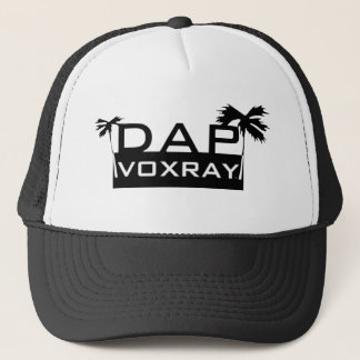 DapVoxray_Logo_Palms_Black_White Truckerkappe