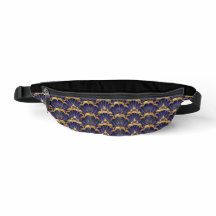 DARBE PURPLE & OR ART DECO MOTIFS