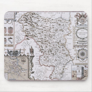 Darbieshire, graviert von Jodocus Hondius Mousepad