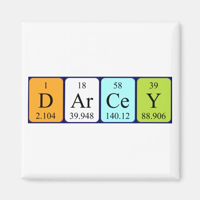Darcey Periodenmagnet Magnet (Vorne)