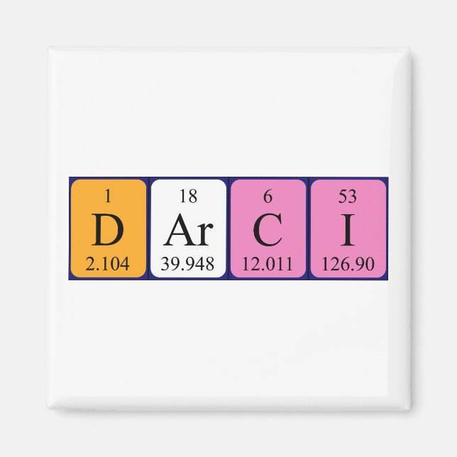 Darci Periodenmagnet Magnet (Vorne)
