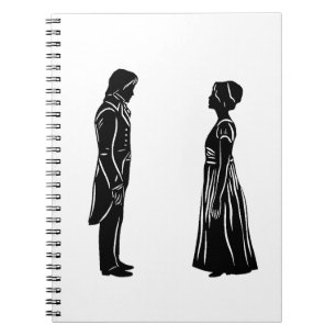 Darcy & Lizzy Silhouette Notizblock