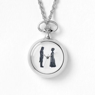 Darcy und Elizabeth Silhouette Armbanduhr