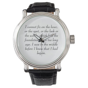 Darcy's unsterbliche Linie graviert diese schöne U Armbanduhr