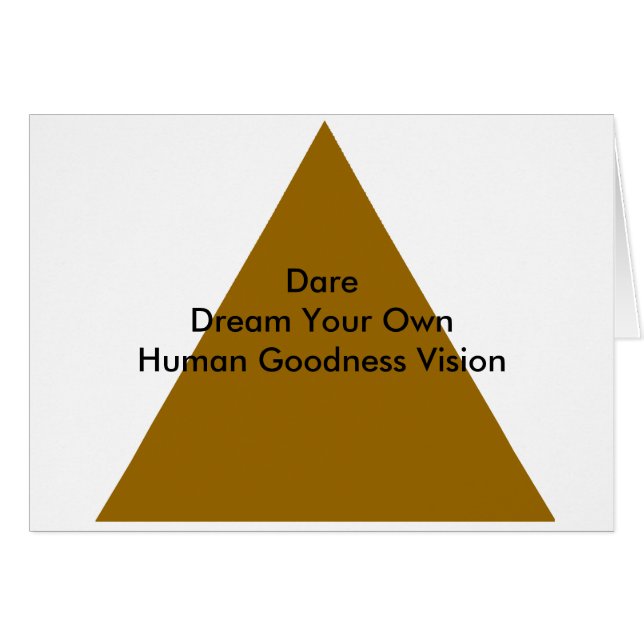 Dare Dream Your Own Goodness Vision Geschenke (Vorderseite (Horizontal))
