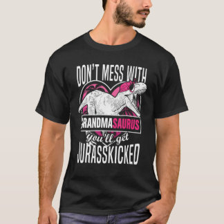 Dare it nicht Grandmasaurus Funny Oma Geschenk T-Shirt