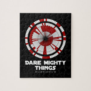 Dare Mighty Things Beharrlichkeit Mars Rover Landi