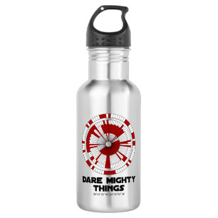 Dare Mighty Things Perseverance Mars Rover Landing Edelstahlflasche