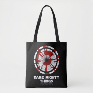 Dare Mighty Things Perseverance Mars Rover Landing Tasche