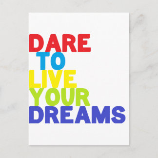 Dare quote postkarte