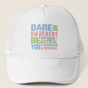 Dare to be Different hats - wählen Sie Farbe Truckerkappe