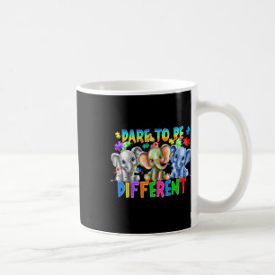 Dare to be Different Niedlich Elephant Autismus Aw Kaffeetasse