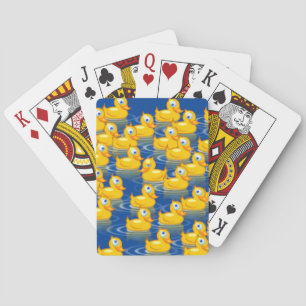 Dare to be Different Niedlichen Gummienten blau ge Spielkarten