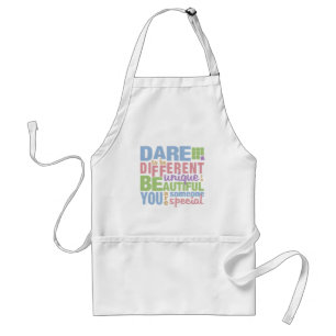 Dare To Be Different Schürze - wählen Sie Stil