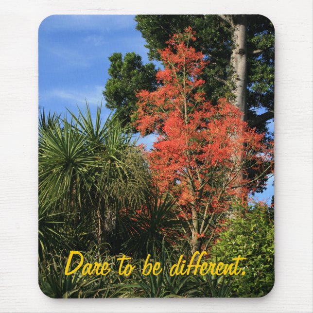 Dare to be Different - Zeigen Sie Ihre wahren Farb Mousepad (Vorne)