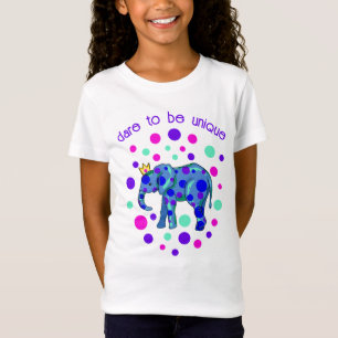 Dare to be Unique Elephant Girl's T - Shirt