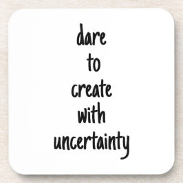 Dare to create Hard Plastic Untersetzer