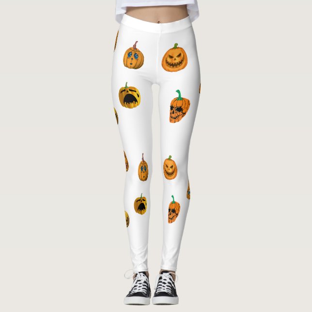 Dare to Wear Halloween Pumpkin Leggings (Vorderseite)