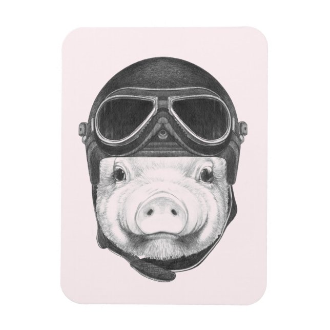 Daredevil Pig Magnet (Vertikal)