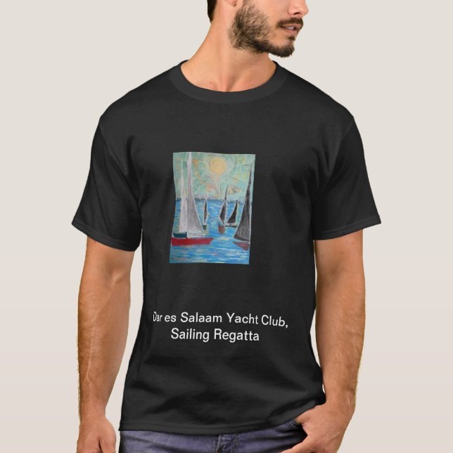 Daressalam-Yacht-Verein, Regatta-Shirt segelnd T-Shirt (Vorderseite)
