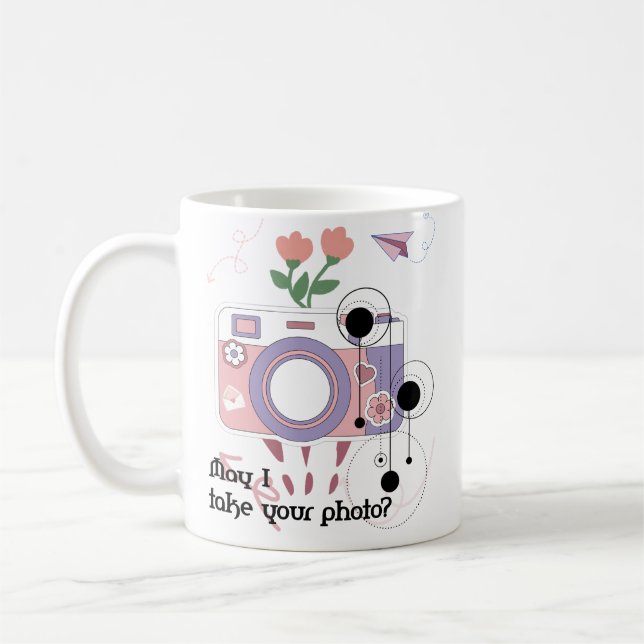 Darf ich dein Foto nehmen? Kaffeetasse (Links)