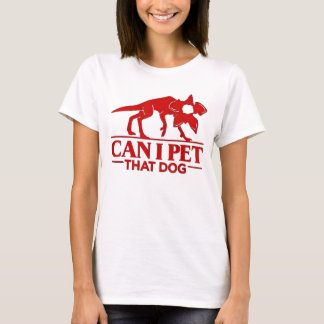 Darf ich den Hund streicheln Fremder T-Shirt