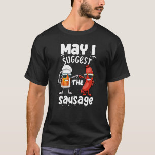 Darf ich die Wurst Frauen Feinschmecker Wurst Lo T-Shirt