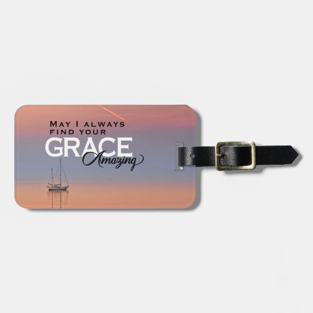 Darf ich immer Ihre Gnade Phantastisch Christlich  Gepäckanhänger (Vorderseite horizontal)