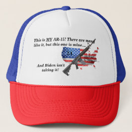 Darf nicht unter amerikanischer Flagge meine AR15 Truckerkappe