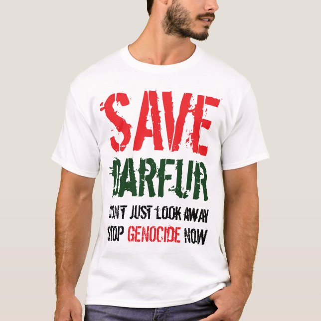 Darfur-Shirt Gerettet T-Shirt (Vorderseite)
