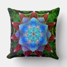 Dargestellte oder rustikale rötliche virtuelle Blu Kissen