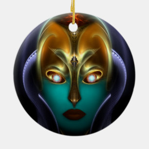 Daria Cyborg Queen Keramikornament