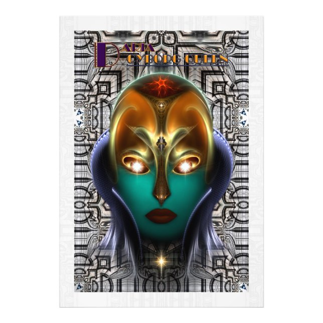 Daria Cyborg Queen Tech Foto Print (Vorne)