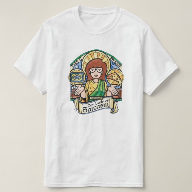 Daria Notre Dame De Sarcasme T-Shirt (Design devant)
