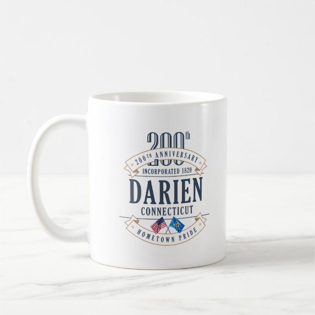 Darien, Connecticut, 200e anniversaire de la Mug (Gauche)