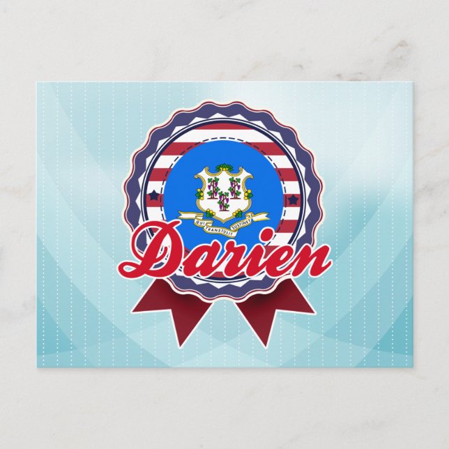 Darien, CT Postkarte (Vorderseite)