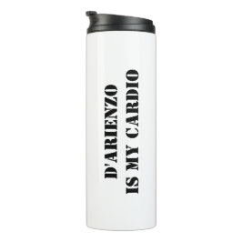 D'Arienzo ist mein Cardio lustiger Tanguero Tango  Thermosbecher