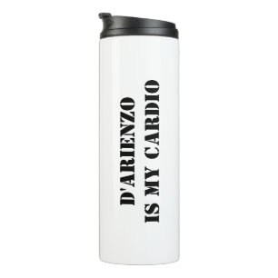 D'Arienzo ist mein Cardio lustiger Tanguero Tango  Thermosbecher