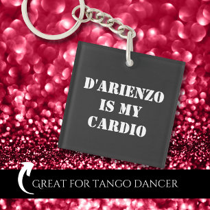 D'Arienzo ist mein Cardio Tanguero Argentinischer  Schlüsselanhänger