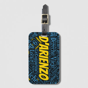 D'Arienzo Tango Word Art Gepäckanhänger