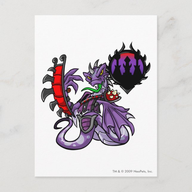 Darigan Citadel Team Captain 1 Postkarte (Vorderseite)