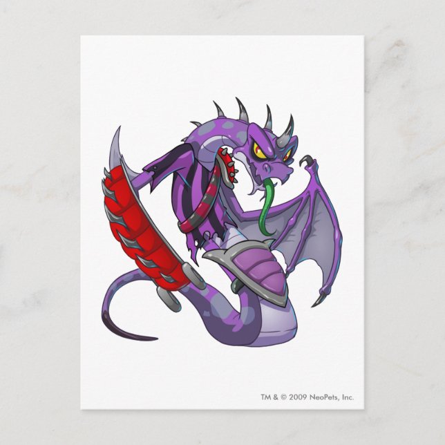 Darigan Citadel Team Captain 2 Postkarte (Vorderseite)